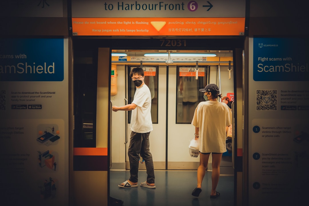 a man and a woman standing in a doorway