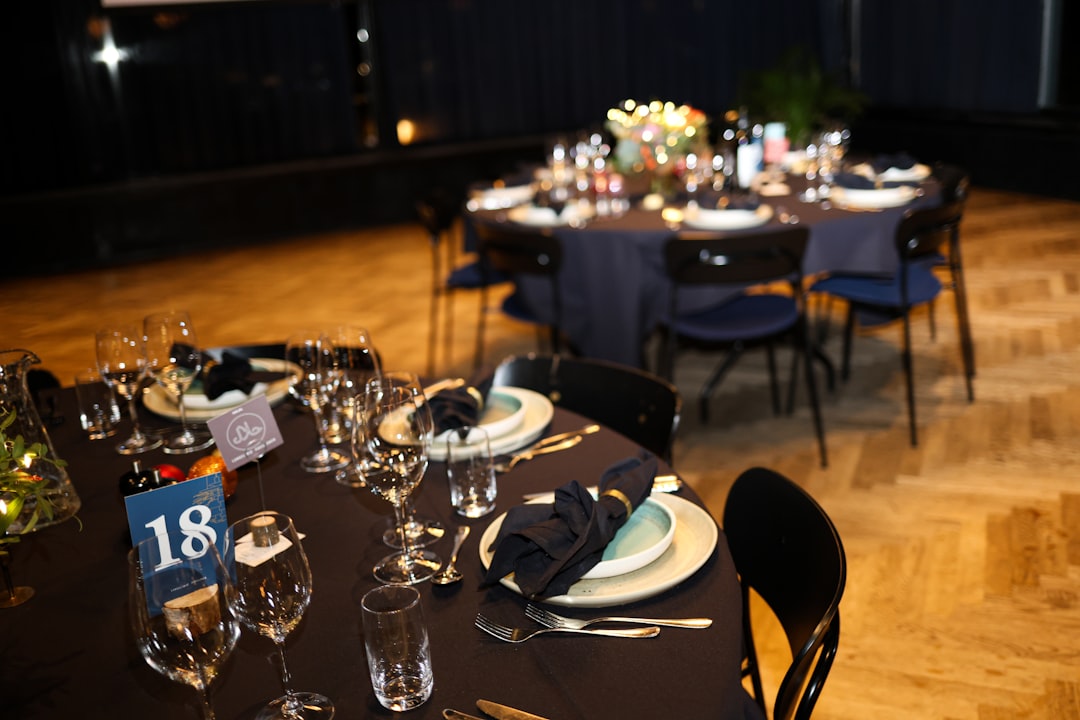 Elegant table setting for a formal event