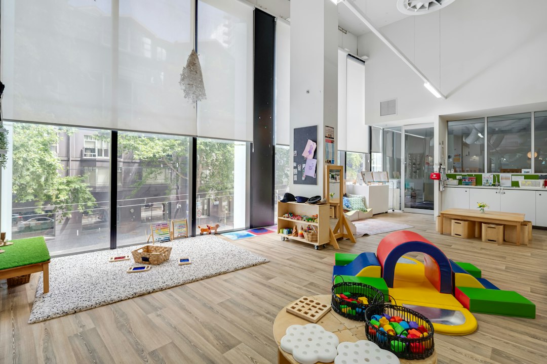 A child's playroom with lots of toys