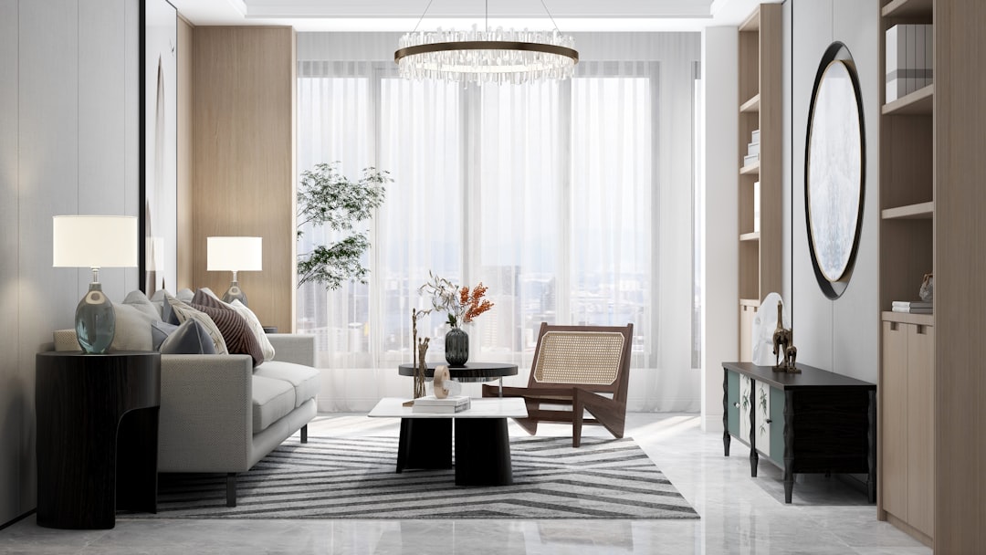 A bright and airy living room with modern decor.