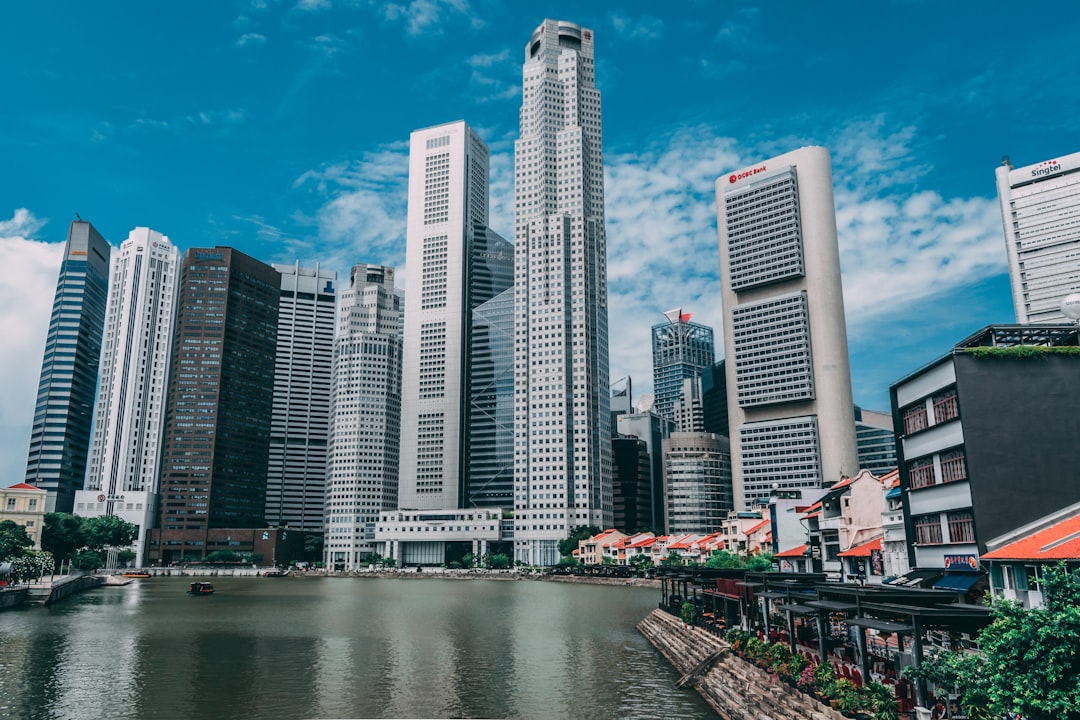 high-rise and low-rise buildings