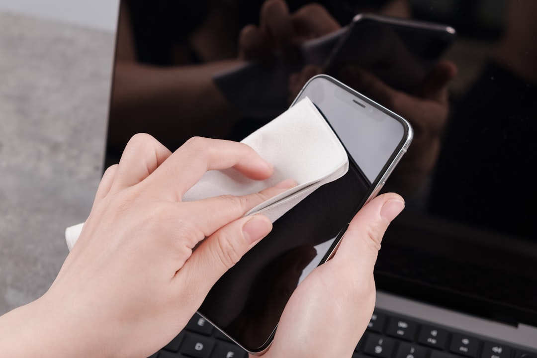 a person holding a phone