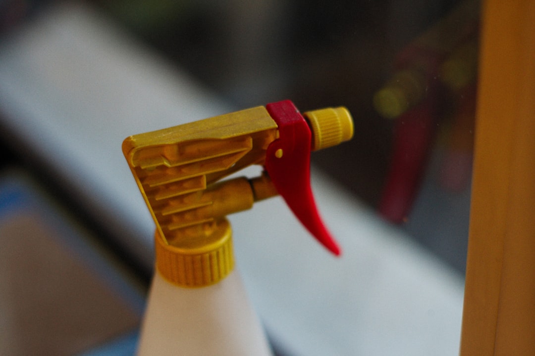 a close up of a bottle of glue