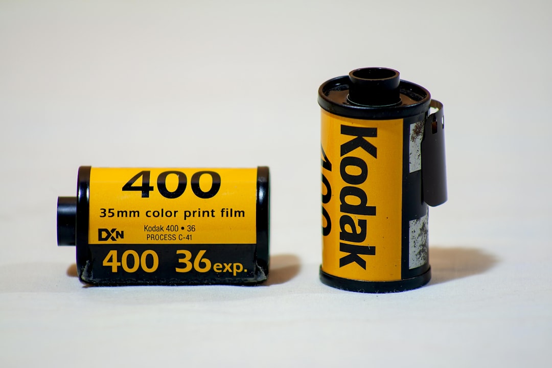 Two rolls of kodak 35mm film.