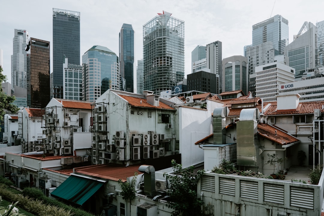a city with lots of tall buildings in the background