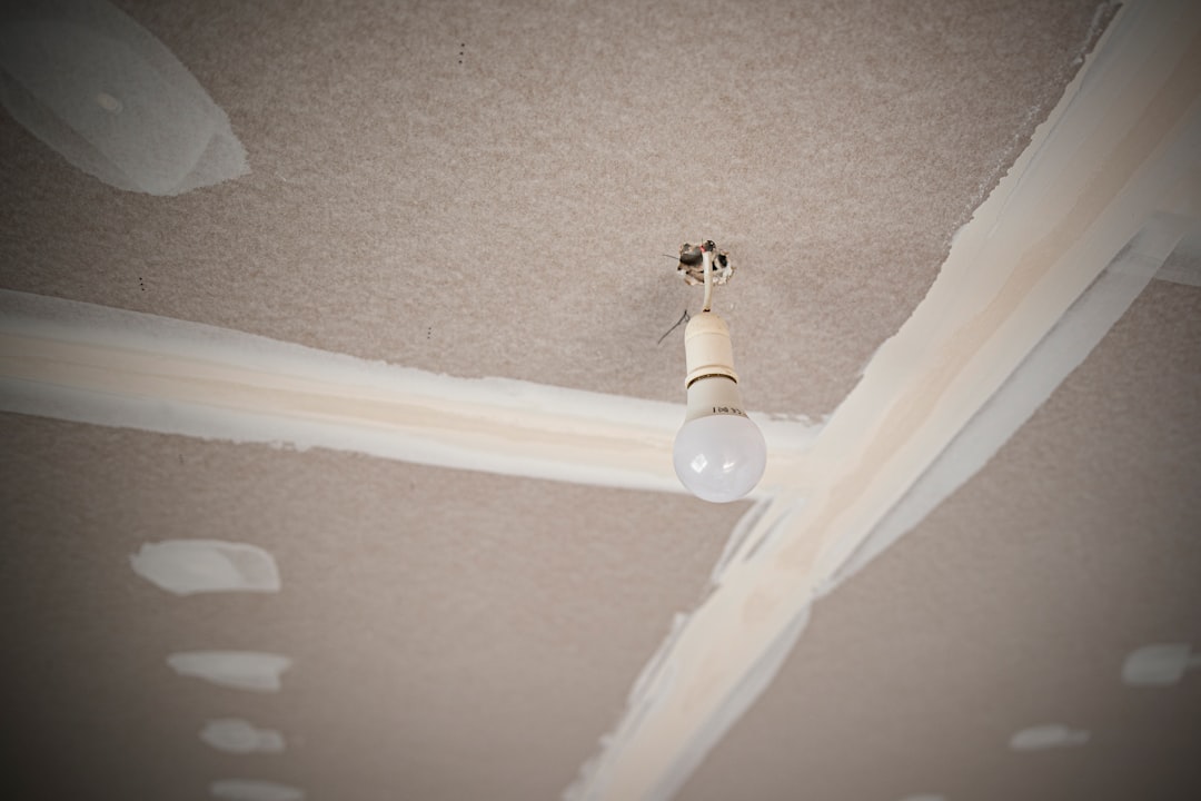 a light that is on in a room