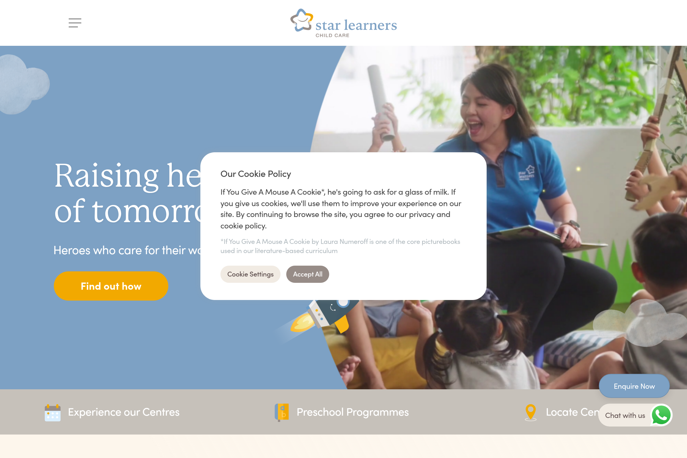 Star Learners website preview