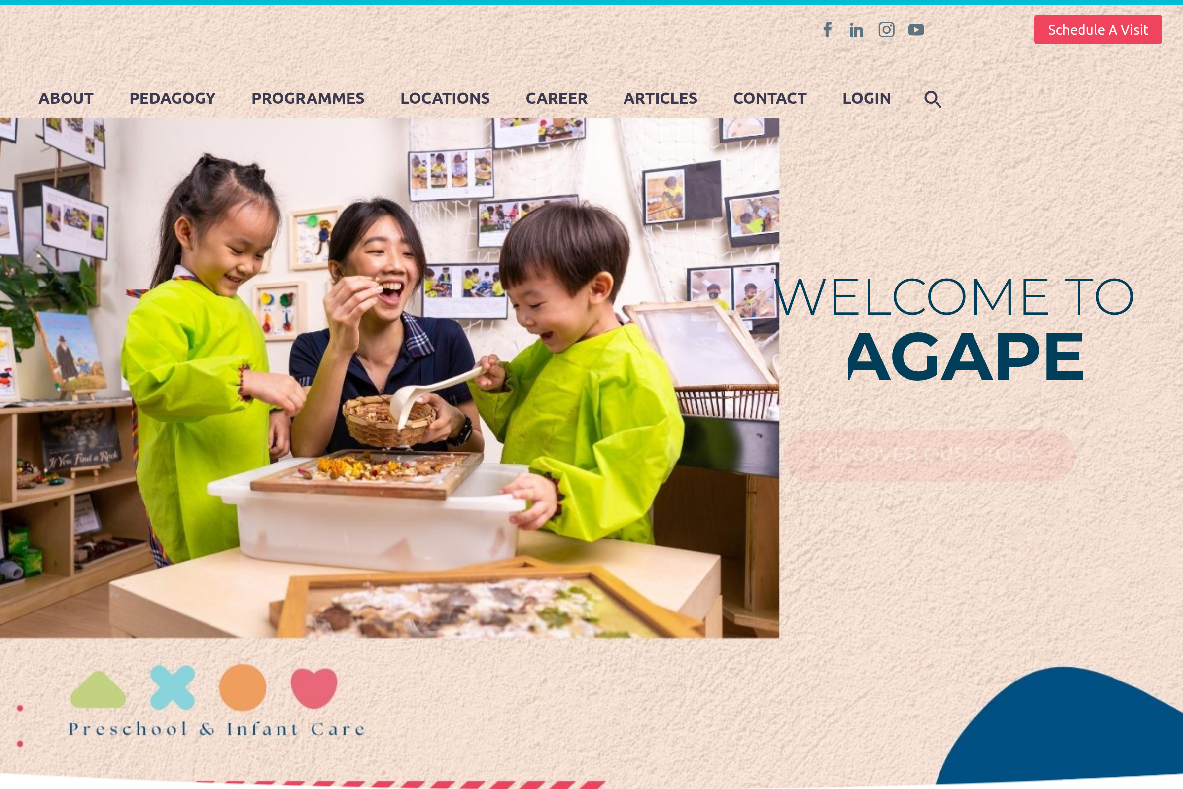 Agape Little Uni website preview