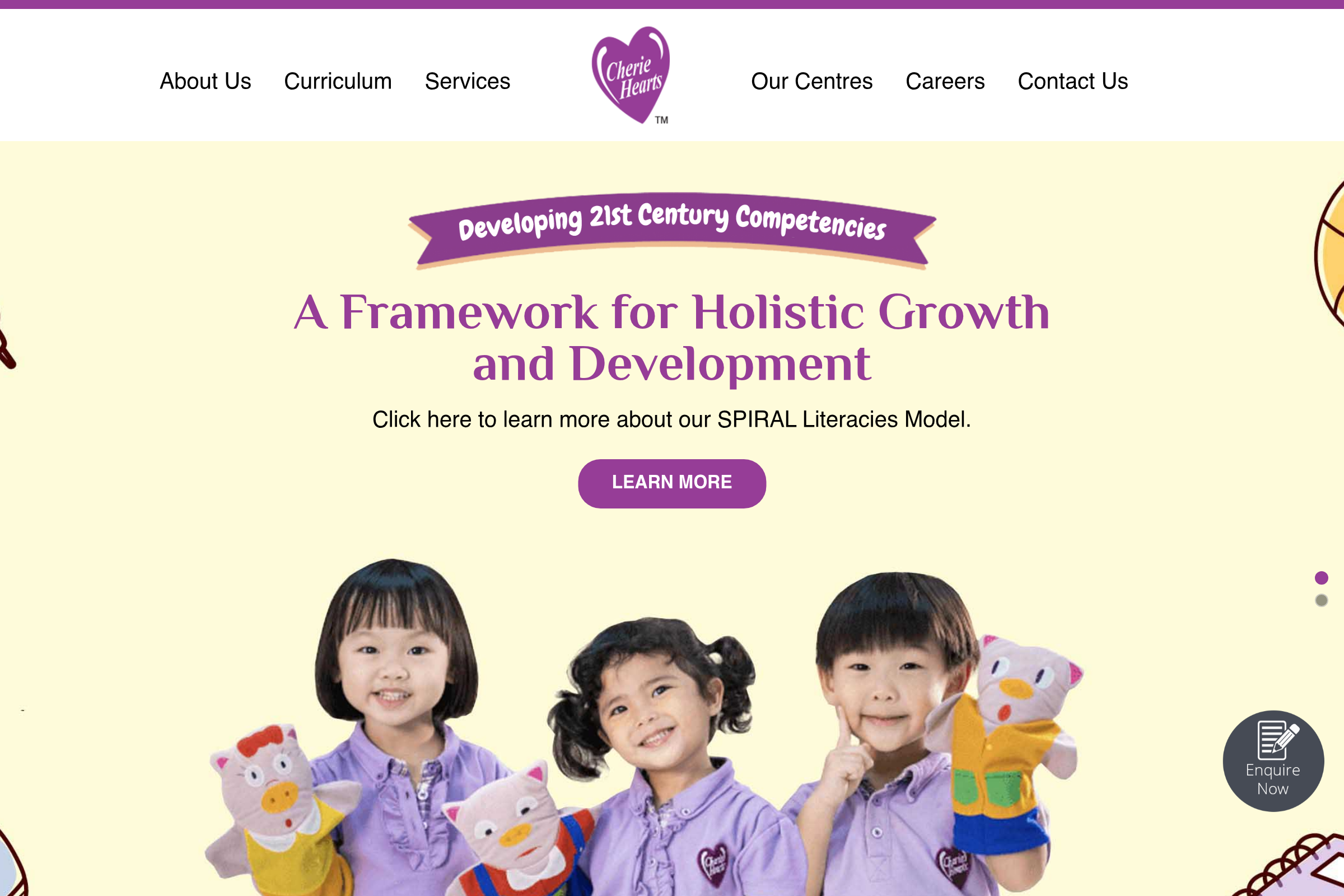 Cherie Hearts website preview
