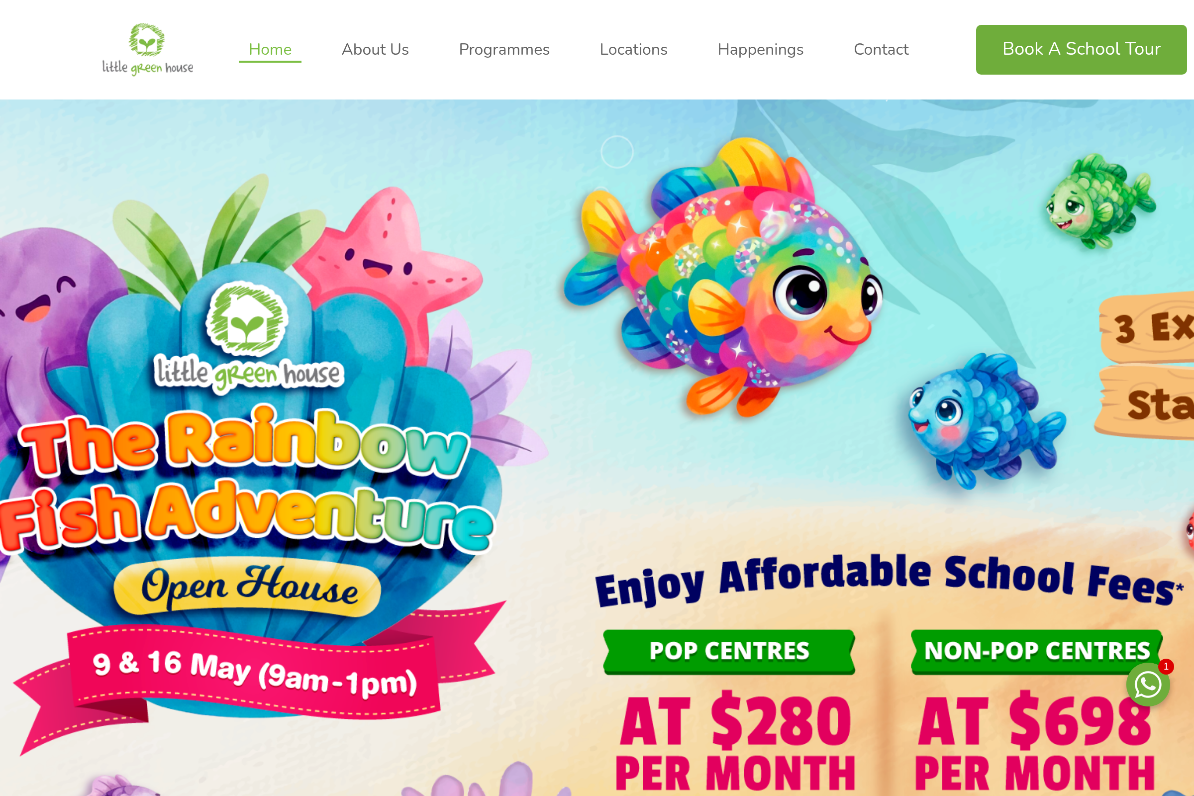 Little Green House website preview