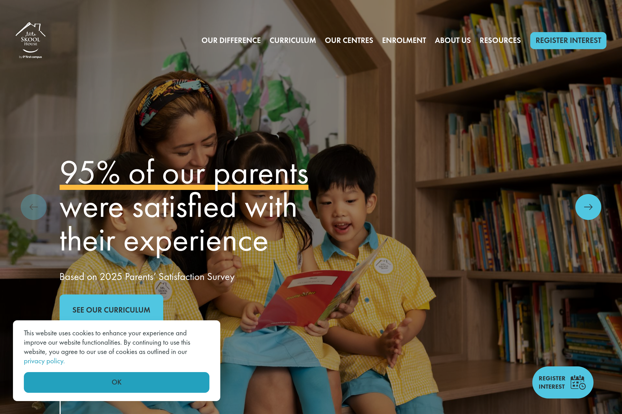 Little Skool-House website preview