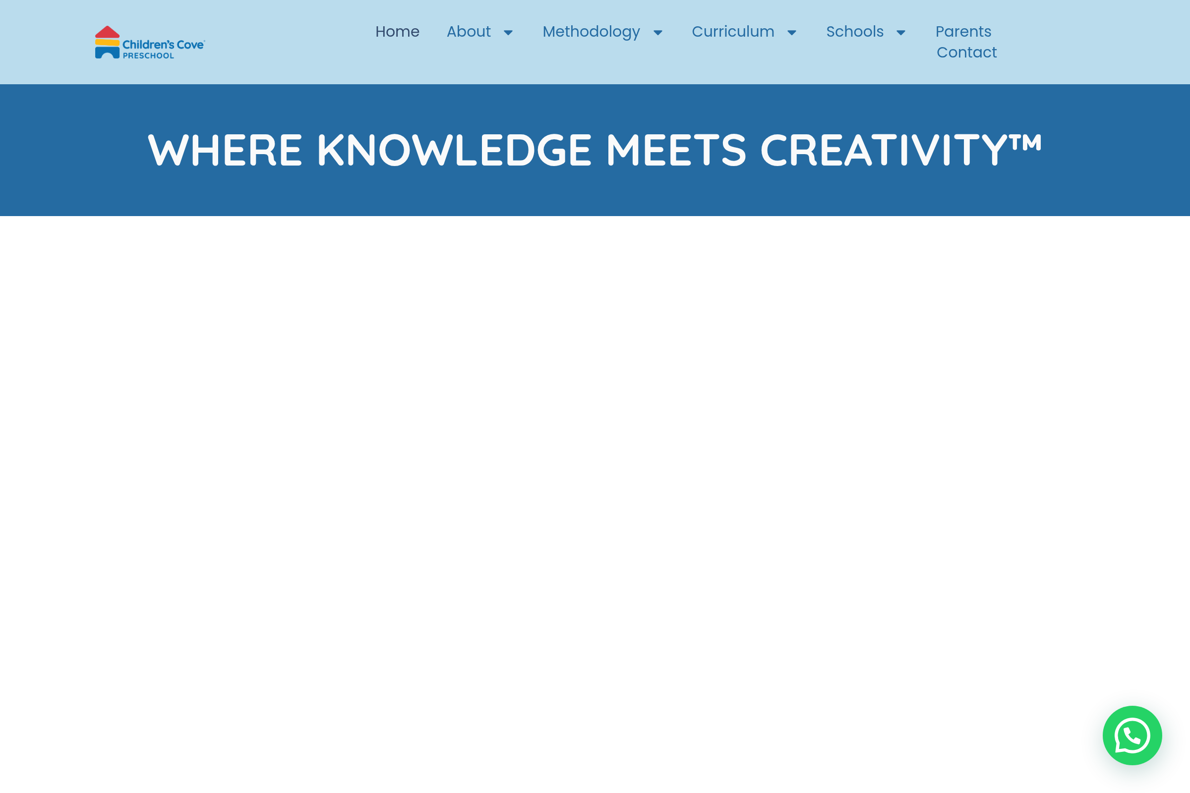 Children's Cove website preview