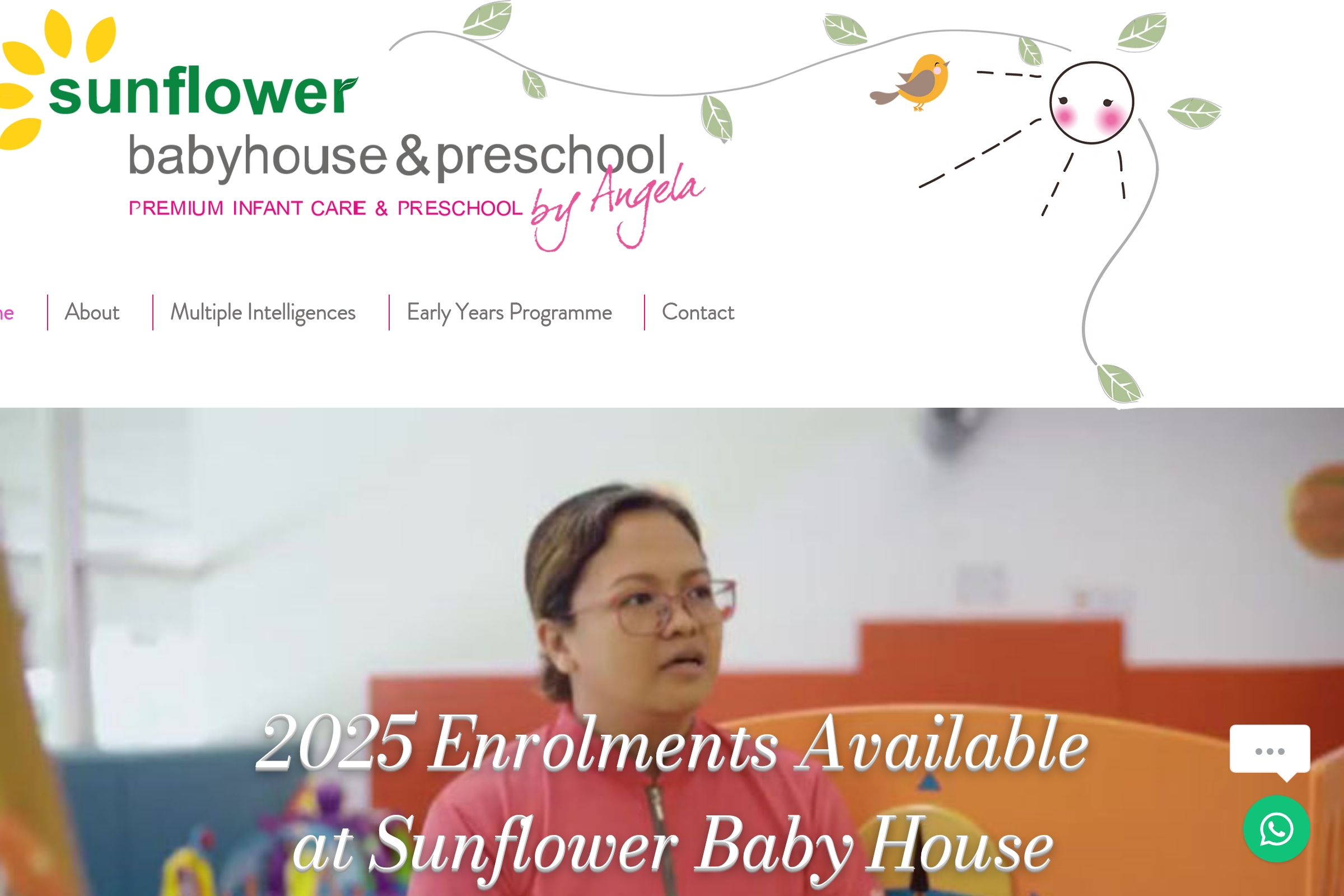 Sunflower Baby House website preview