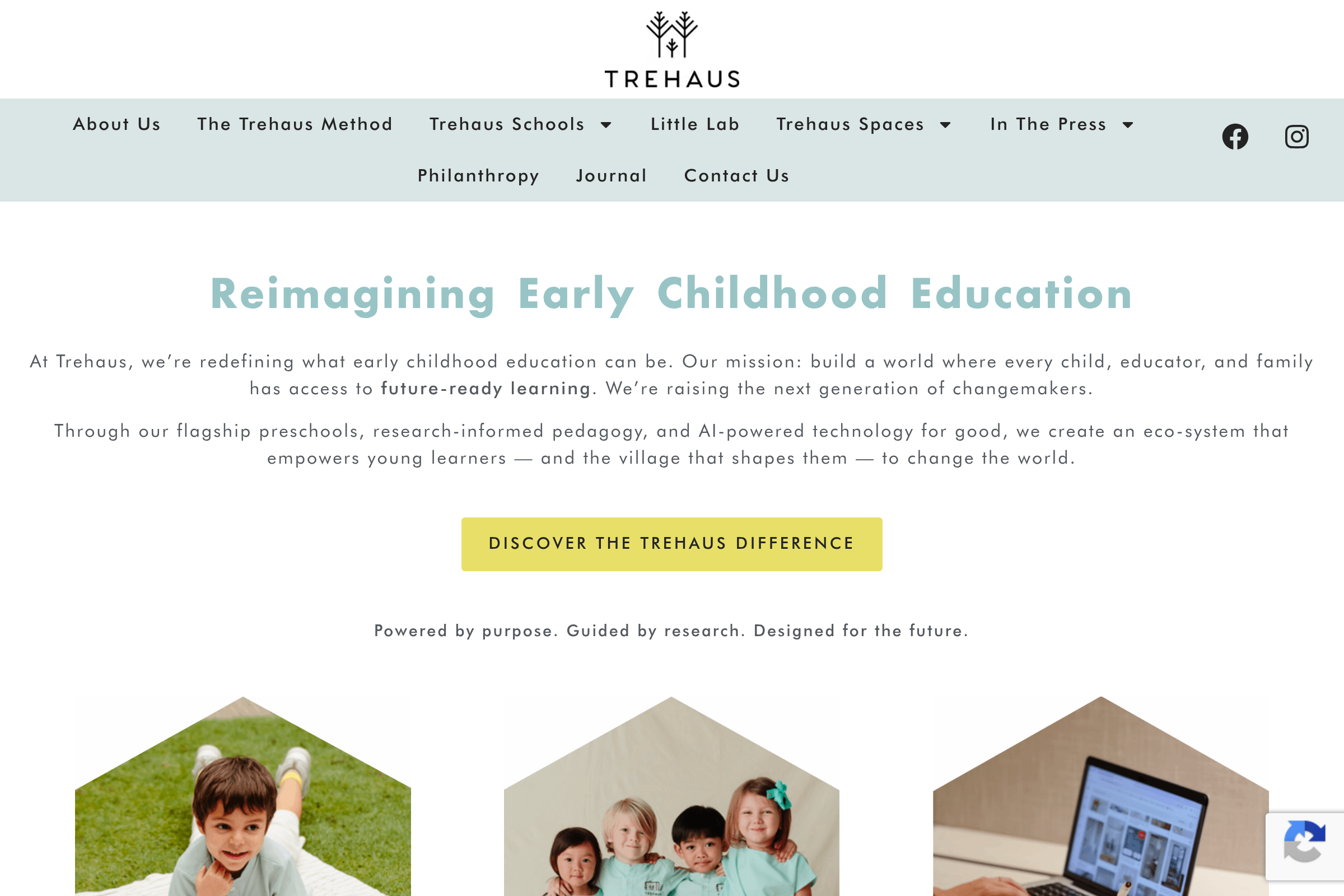 Trehaus website preview